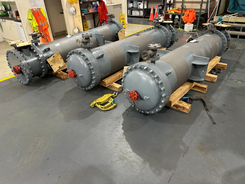 Finished heat exchangers