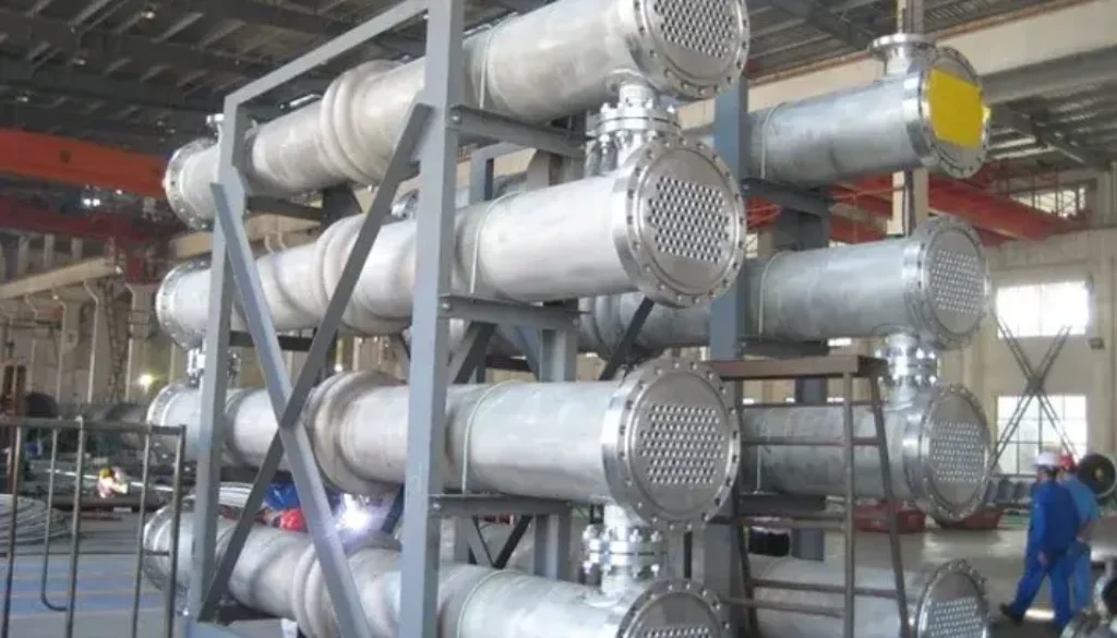 set of standard heat exchangers