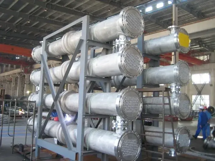 set of standard heat exchangers