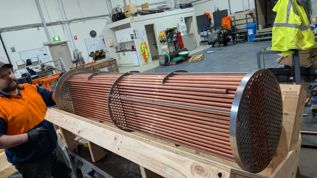 New oil cooler tube bundle